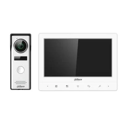 انتركم مرئي داهوا Dahua KTA02 – شاشة 7 إنش – Dahua KTA02 Analog Video Intercom Kit – 7″ Display